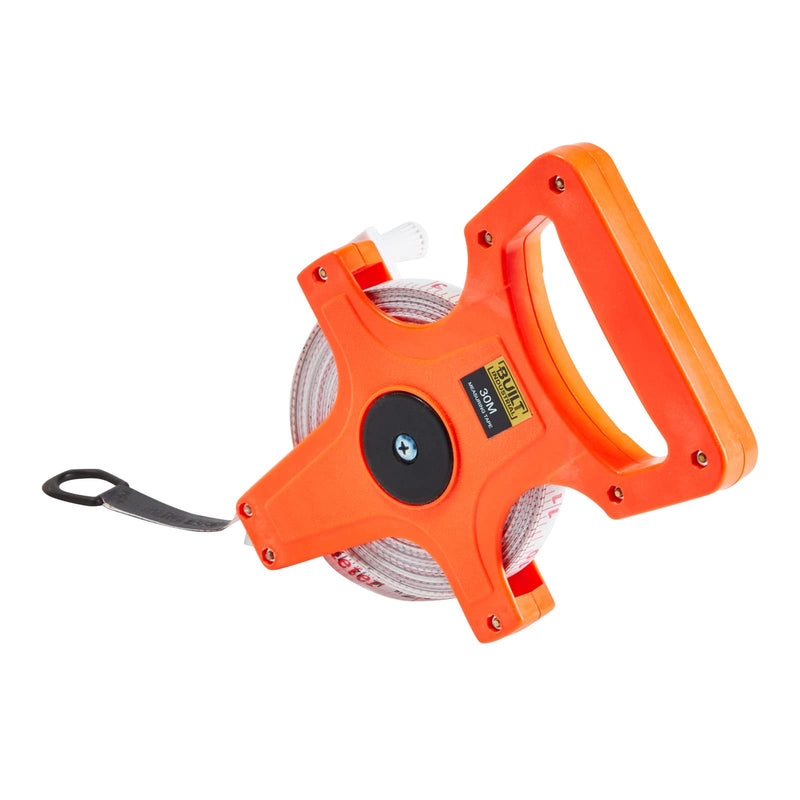 Retractable Open Reel Measure Tape, Track and Field Measuring Tape for Long Jump, Sports, Athletics 30 Meter/100 Feet