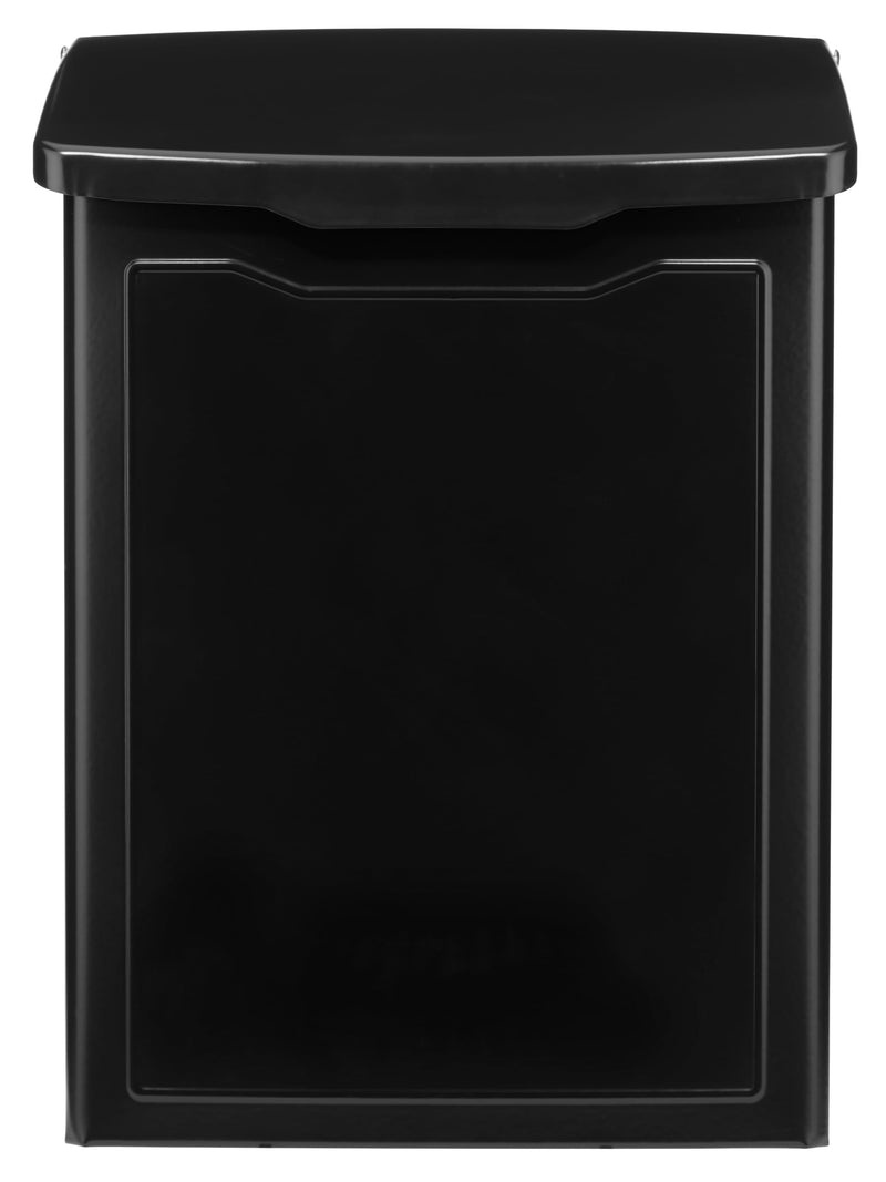 Architectural Mailboxes 2681B Black Marina Wall Mount Mailbox, Small
