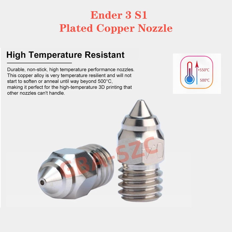 Upgrade Sprite Extruder Hotend Kit,300℃ High-Temperature Hotend,Plated Copper Heater Block,Bi-Metal Heatbreak,0.4mm Nozzle,for Ender 3 S1/S1 Pro/S1 Plus/Sprite Extruder/Pro/CR10 Smart Pro Ender 3 s1 hotend Plated Copper Kit