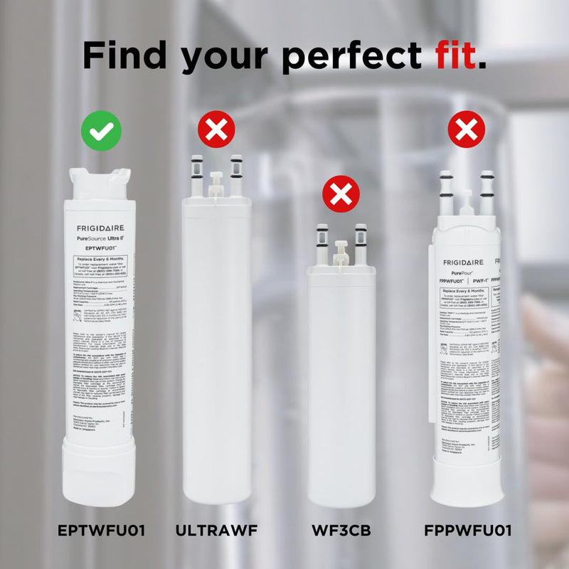 Frigidaire EPTWFU01 Water Filtration Filter, 1 Count, White EPTWFU01: 1 Pack