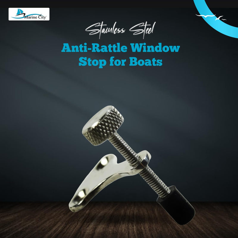 MARINE CITY Anti-Rattle Window Stop – 304 Stainless Steel, Corrosion-Resistant Boat Lock, for Boats, Yachts, Marines 1 PCS