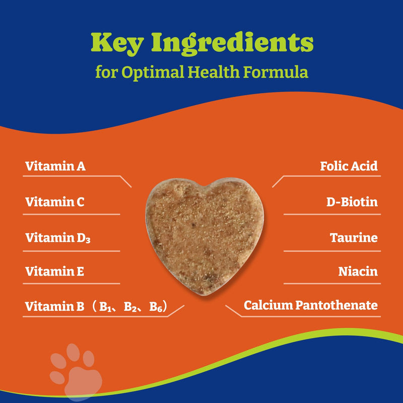 Dog Allergy Relief Chews for Immune Support & Itch Relief + Dog Multivitamin Chewable Supplement for Immune & Energy Boost, Joint Support - 180 Soft Chews - PawsPlanet Australia