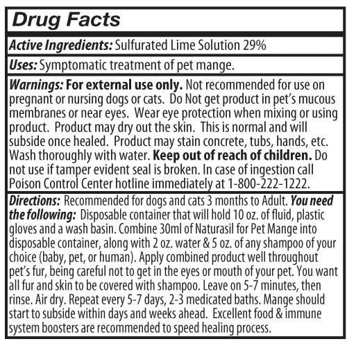 [Australia] - Naturasil Pet Mange Treatment for Sarcoptic and Demodectic Mange, 60 ml 