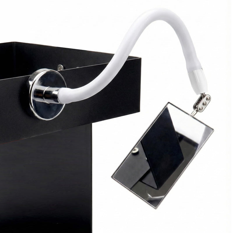 Magnetic Inspection Mirror Tool with 360° Swivel Adjustable Head, Welding Mirror for Mechanics & Automotive, Telescoping Stick for Tight Spaces Blind Spots
