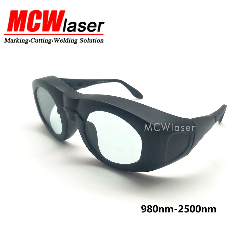 MCWlaser Laser Safty Protective Glasses 980-2500nm Typical For 980nm 1064nm 1030nm 1310nm 1085nm 1320nm 1342nm 1470nm 1500nm 1550nm Absorption Type EP-10 Style 4