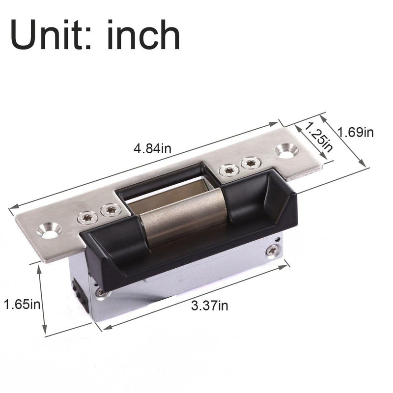 UHPPOTE ANSI Standard Heavy Duty Electric Strike Lock Fail Safe for Door Access Control System
