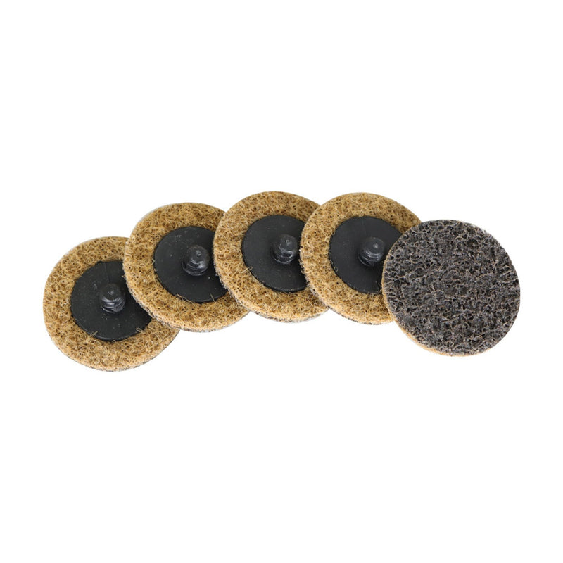 50 Pcs 2Inch Brown Quick Change Surface Prep Conditioning Discs, for Metal Surface Treatment, Cleaning, Polishing, and Deburring fashion Aluminum Oxide