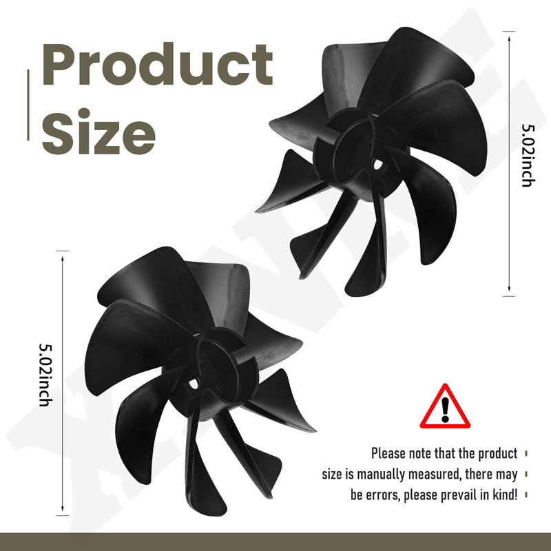 6243-1 & 6243-2 Fan Compatible with Walker H-ydro CW & CCW Rotation Fan for Various Applications, Ensures Reliable Performance in Both Xlockwise (CW) and Counterclockwise (CCW) Directions