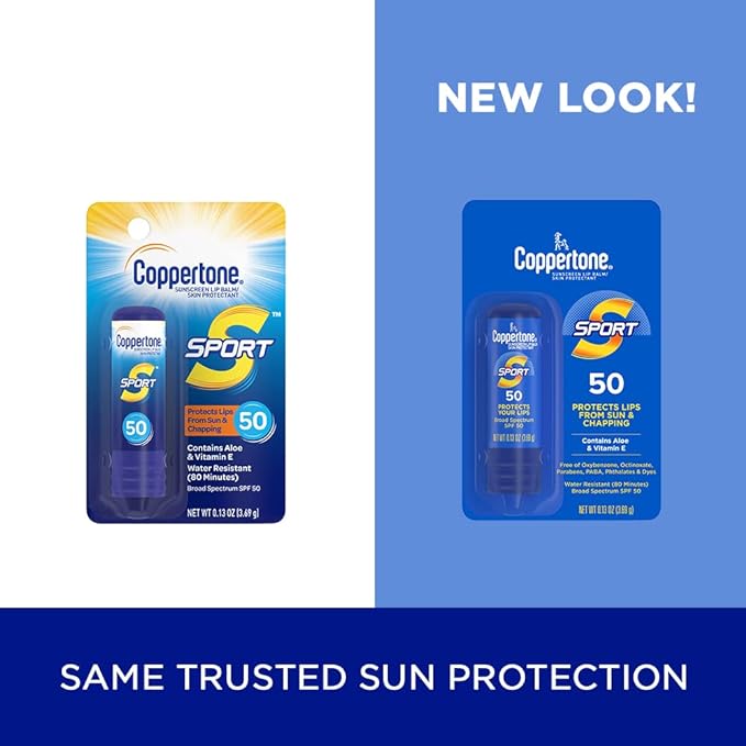 Coppertone Sports Sunscreen Lip Wide Spectrum SPF 50.13 fl oz - NewNest Australia