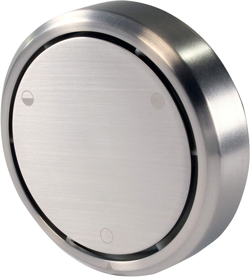 Westbrass Deep Soak Closing Overflow Plumber's Pack with Sch. 40 PVC Elbows and Tee, with an ADA aprroved Tip-Toe Drain, Satin Nickel, D593CHPM-07