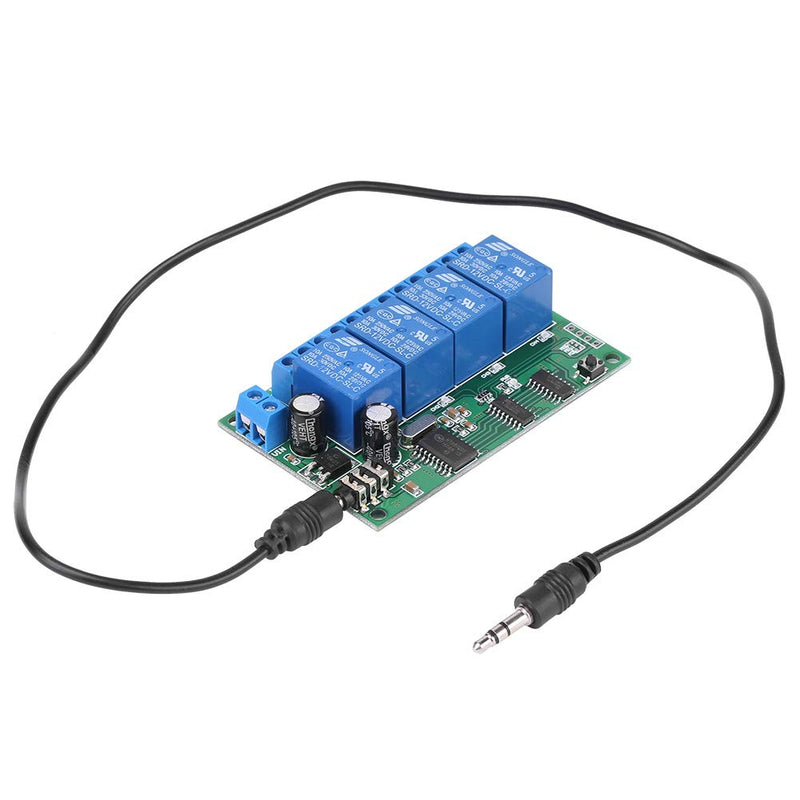 Hilitand AD22B04 12V Decoder 4 Channel DTMF Tone Relay Phone Remote Control PLC