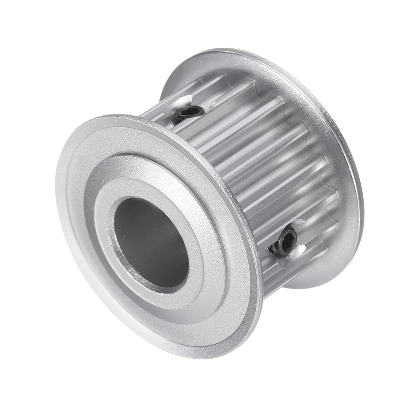 uxcell 5M-18T-1/2B Timing Belt Pulley 1/2" Bore, 18 Teeth Aluminum Alloy Synchronous Wheel, Pitch 5mm Tooth for 15mm Width Belt