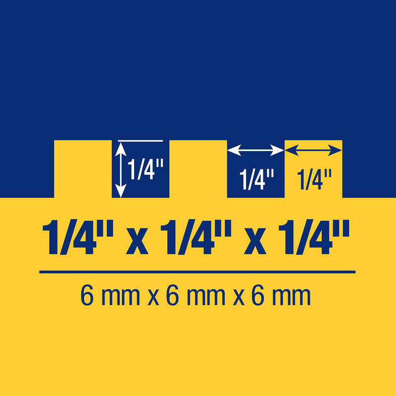 QEP Comfort Grip Stainless Steel Trowel Square Notch 1/4" x 1/4" x 1/4"