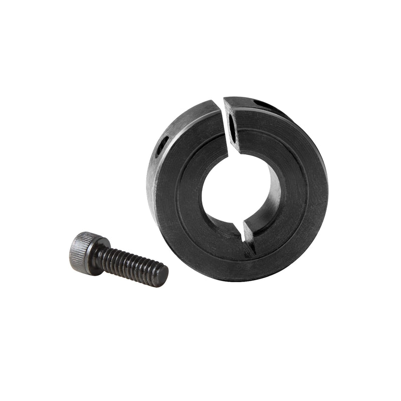 (4-Pack) Shaft Collar 3/4" Bore, 1045 Steel Set Screw Split Clamp-On Collars, 11/2" OD, 1/2" Thickness, with M4 Set Screws 3/4" Bore Size 4