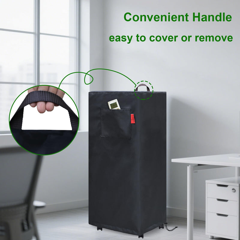 Indoor Swamp Cooler Cover,Evaporative Air Cooler Portable Air Conditioners Cover Fits MEPTY, PNTCK, Feculs, Uthfy, FLOWBREEZE, COOLECH, AEROZY, VAGKRI (14" × 14" × 32") 14" × 14" × 32"