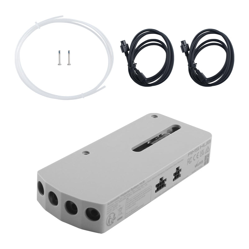 Immdinogo AMS Hub Connection Kit for BambuLab P1P/P1S/X1/X1C: Expand to Connect Maximum of 4 AMS Units 16 Channels - Improved Refueling Filament Speed 3D Printer Accessories