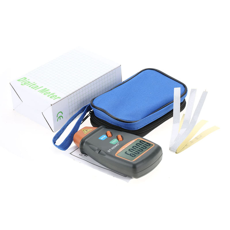 Digital Tachometer, Handheld Non LCD Photo Sensor Tachometer Mini RPM Tester Meter Gauge for Small Engines