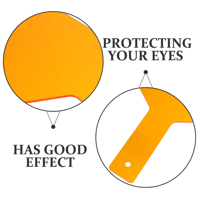 HEALIFTY Dental Light Curing Shield Handheld Eye Protective Plate Board Dental Lab Tools