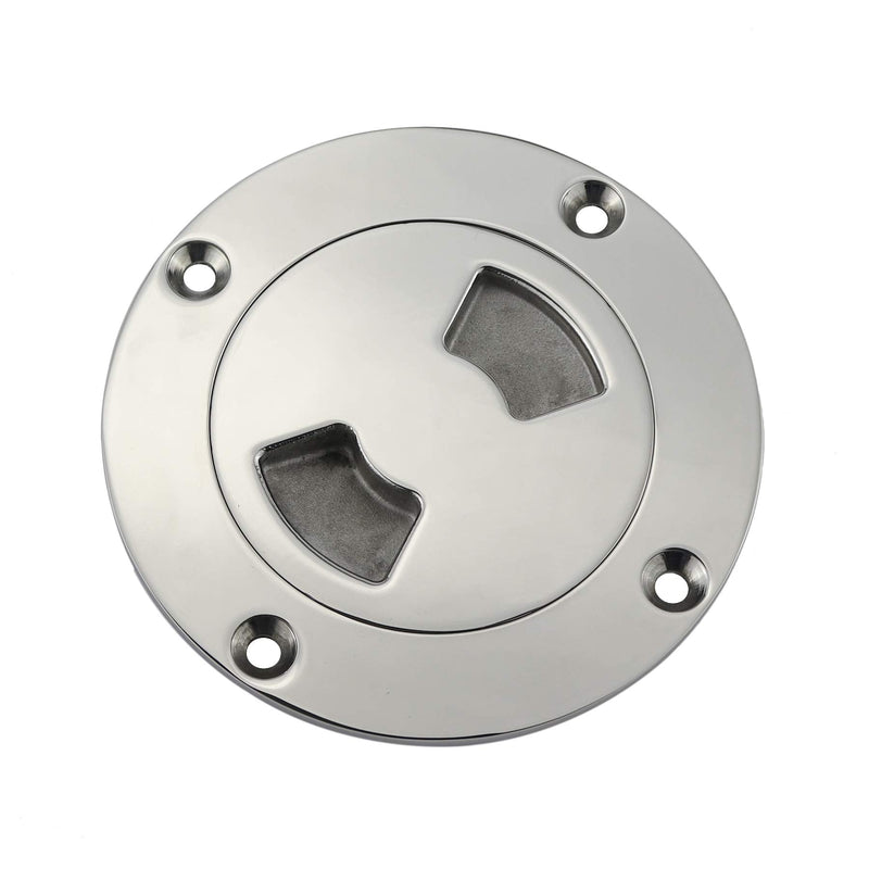 NRX&XRC 3" Boat Deck Plate Made from Heavy Duty 316 Marine Grade Stainless Steel with Fastners