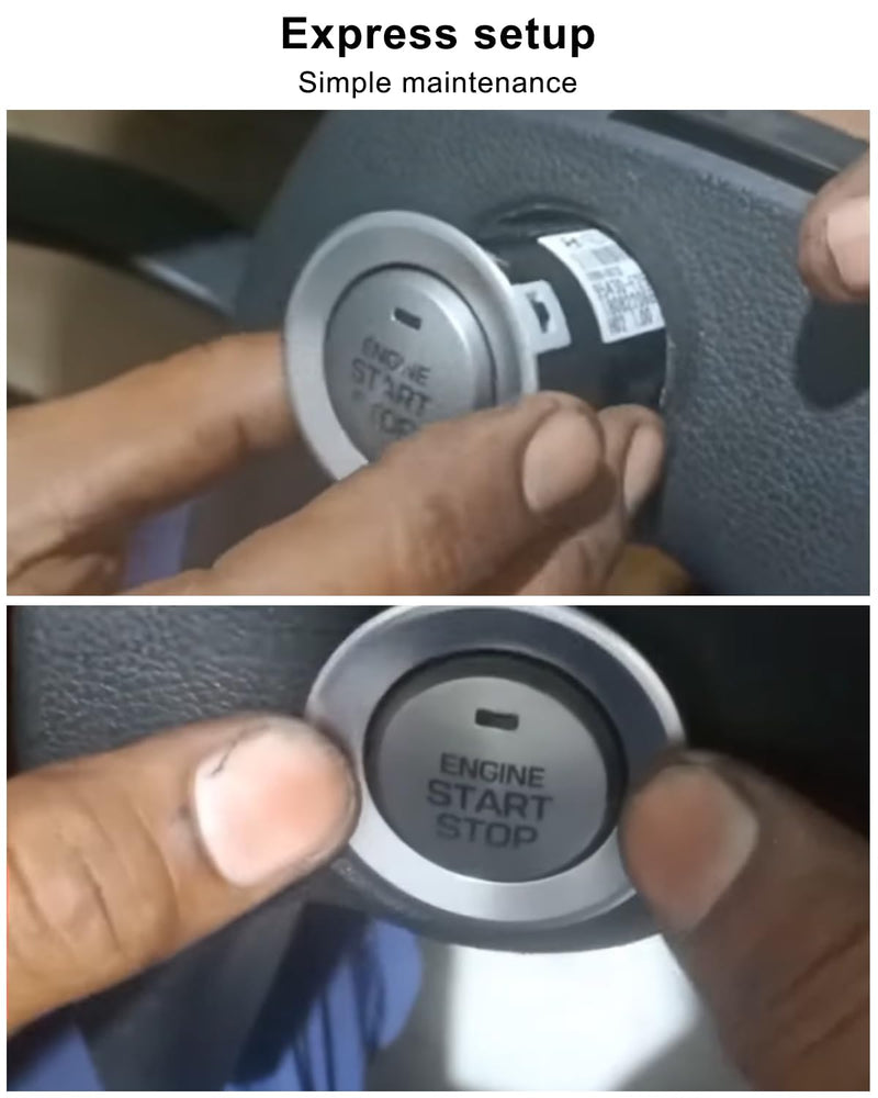 Engine Push Start Button Fit for Modern Elantra 2011 2012 2013 Replace 954303X000, Engine Push Button Starter Switch