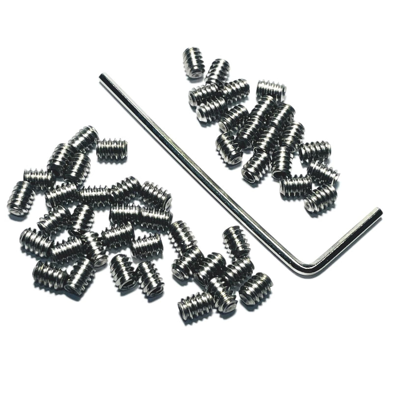 50pcs #6-32 x 3/16 inch Set Screws 304 Stainless Steel Allen Head Hex Hexagon Socket Set Screws with 1/16 Allen Wrench,Set Grub Screws Hex Allen Head Socket Set Screws.(3/16" Length) 6-32 x 3/16 - NewNest Australia
