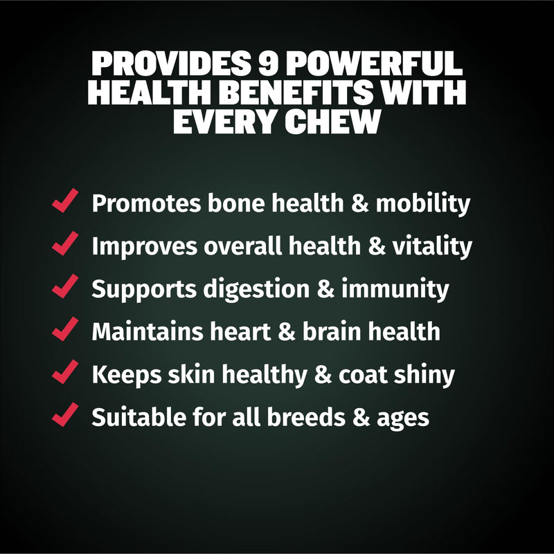 Bully Max Vitality Dog Chews and Puppy Soft Chews Bundle for Total Support with Daily Vitamins for Puppies and Adult Dogs – Including Immune, Joint, Skin, Coat, Digestion, and Development Support