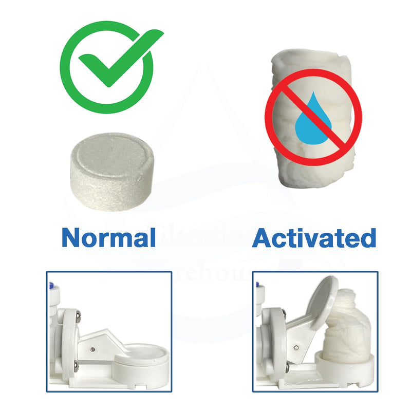 Replacement Pads - TEN PACK - For Mechanical Leak Detectors/Water Stop Valves, US Company! - For Under Sink Reverse Osmosis and Water Filtration Systems (18mm) 18mm