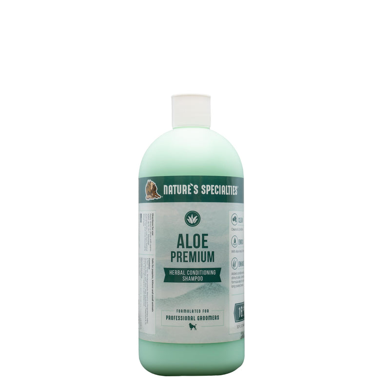 Nature's Specialties Mixing Bottle and Dog Shampoo Concentrate Bundle, Easy to Read Measurements Mixing Bottle 32 oz, Aloe Premium Dog Shampoo Conditioner Concentrate 32 oz - PawsPlanet Australia
