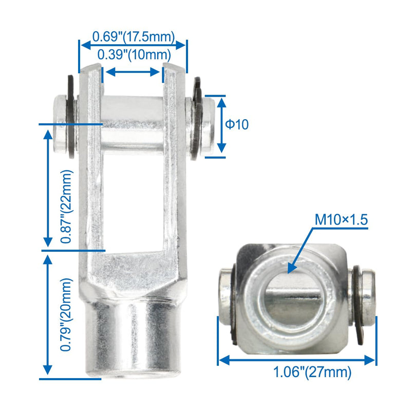 Baomain Foot Flange CY-32 for Foot mounting Work with Pneumatic Standard Cylinder SC 32