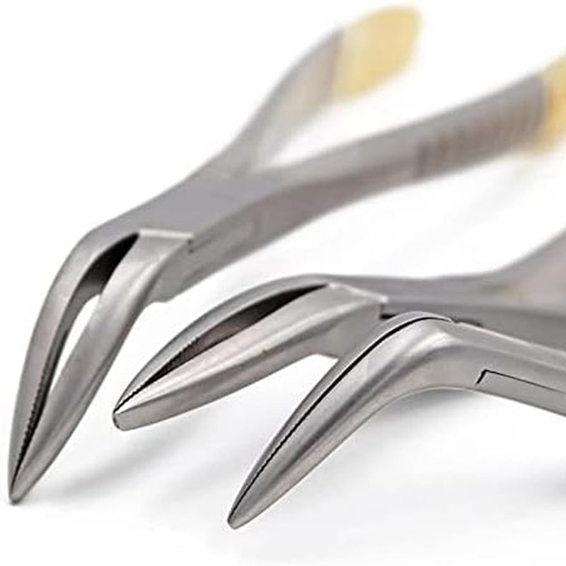 3PCS/set Dental Root Residual Fragment Forcep Minimally Invasive Extraction Broken Root Pliers Upper Jaw Lower Mandible Universal