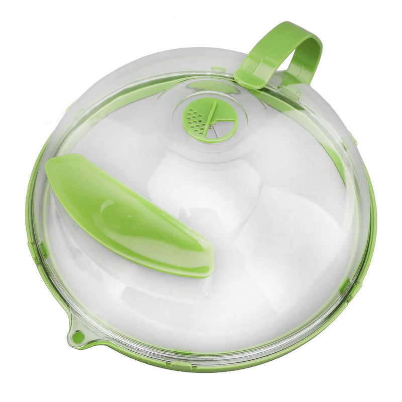 Lids Splatter Guard Clear Microwave Plate Cover Proof Oven Food Cover with Water Steamer for Plate Dish Bowl Microwave Splatter Cover Adjustable Vented