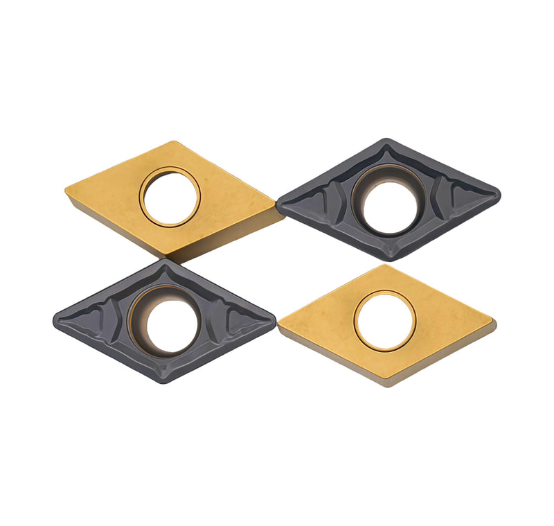 DCMT32.52/DCMT11T308-MD CNC Carbide Turning Inserts for Semi-Finishing Steel Cutting,10 PCS.