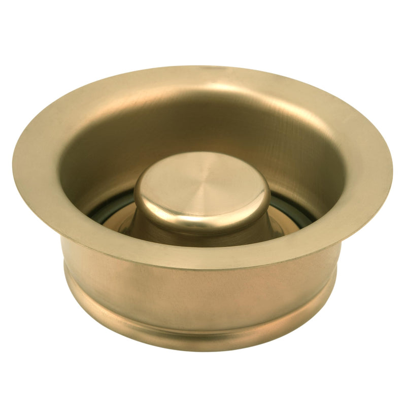 Artiwell Sink Garbage Disposal Flange and Stopper, Universal Flange Fit for 3-1/2 Inch Standard Sink Drain Hole, Kitchen Sink Replacement Accessories, Sink Garbage Disposer Kit (Champagne Bronze) Champagne Bronze