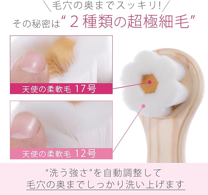 Adult Body Improvement Plan, Change the Wrong Face Wash for Women 40 Years Old, Face Brush and Nose Wash Brush Set, Face Brush, Angel's Flexible Hair, Horny, Whisk, Fine Lines, Silk Foam - NewNest Australia