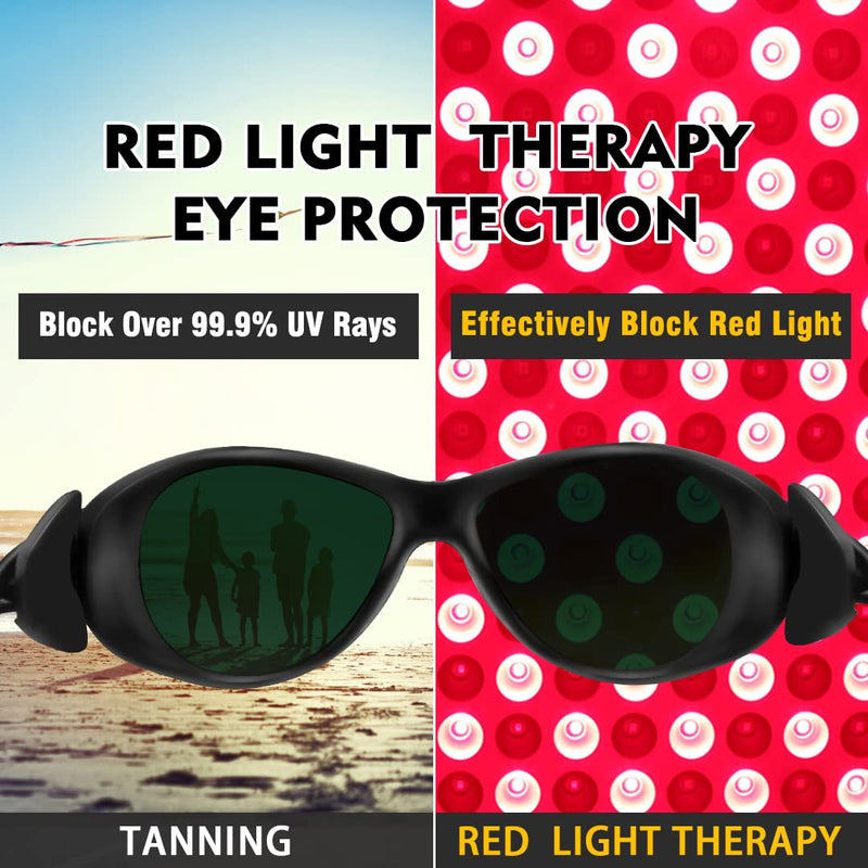 Red Light Therapy Glasses, Laser Safety Glasses IPL 200-2000nm, Eye Protection for Red Light Therapy. Red Light Therapy Glasses