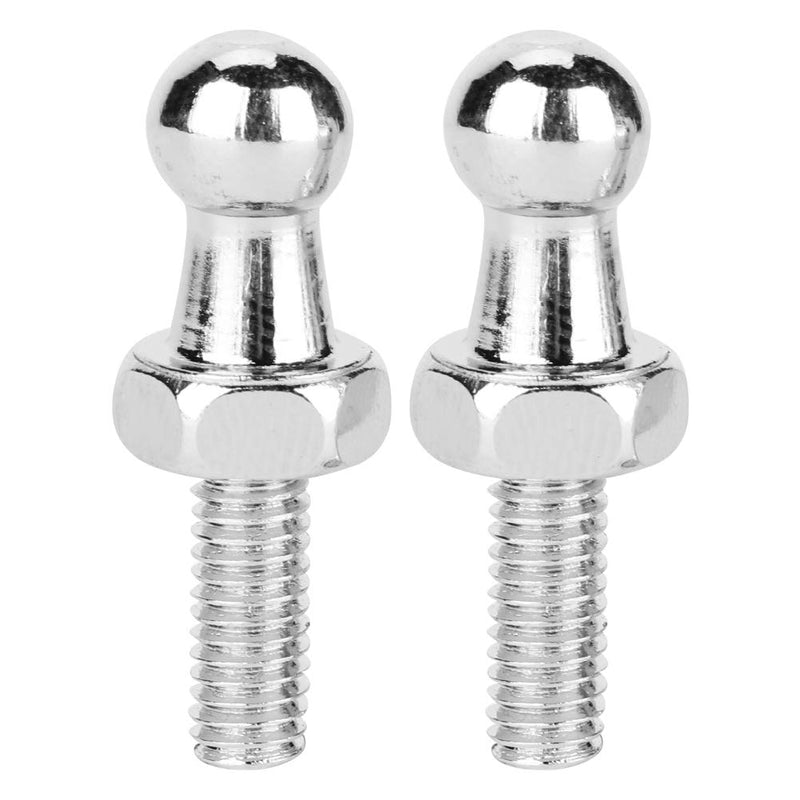 2Pcs Ball Stud Bolt, CNC Aluminium Alloy Ball Stud Bolt for Gas Struts Ball Ended Bonnet (M6) M6
