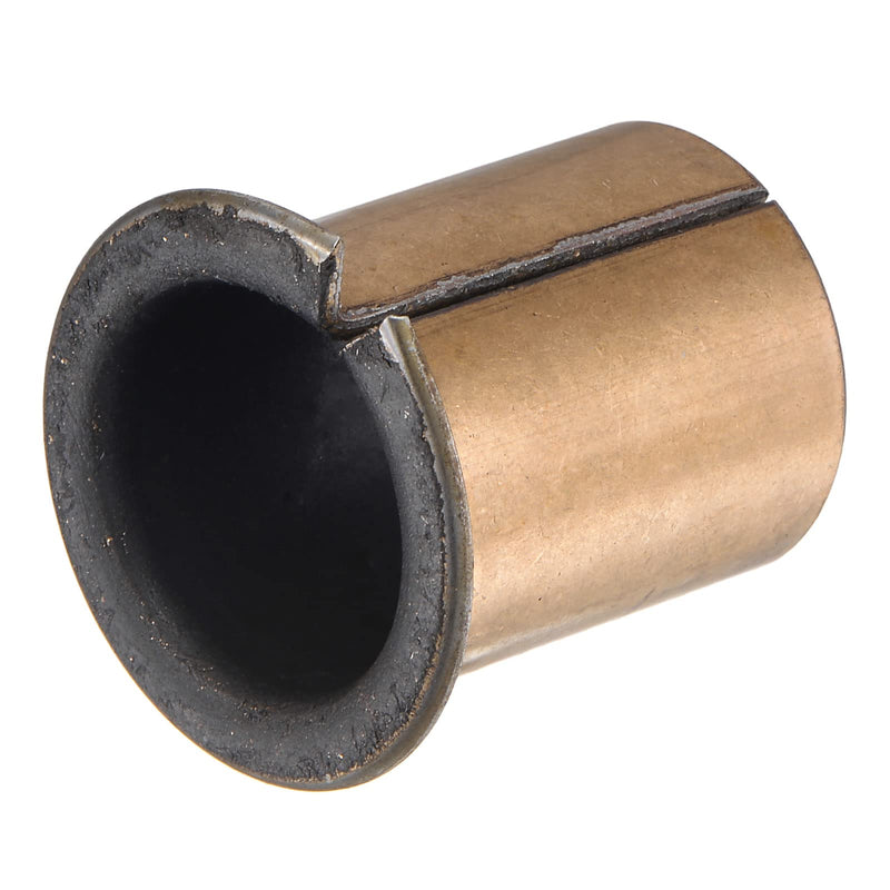 uxcell Flanged Sleeve Bearings 20mm Bore x 23mm OD x 30mm Length x 30mm Flange Dia x 1.5mm Flange Thickness Wrapped Oilless Bushings 20x23x30mm