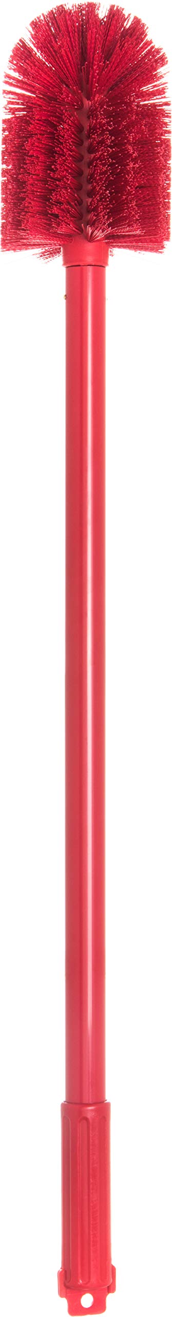 SPARTA Multi-Purpose Valve Brush Fitting Brush, Round Brush with Polyester Bristles, Color Coded for Commercial Cleaning, Kitchen, Restaurant, Bathroom, Polyester, 30 Inches, Red 1