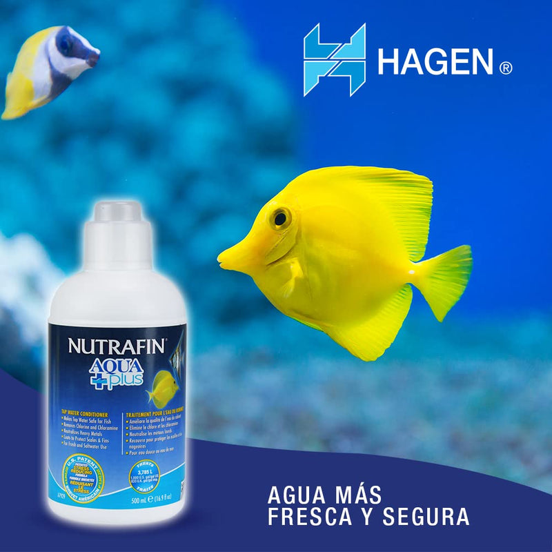 Nutrafin Aqua Plus Water Conditioner, 16.9-Ounce Standard Packaging