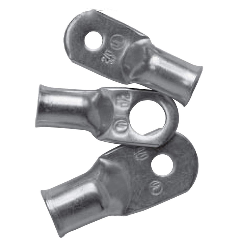 Ancor Marine Grade Tinned Copper Lugs, Sizes 8 AWG to 4/0 AWG 25 Pack 6 Awg -- 1/4" Ring