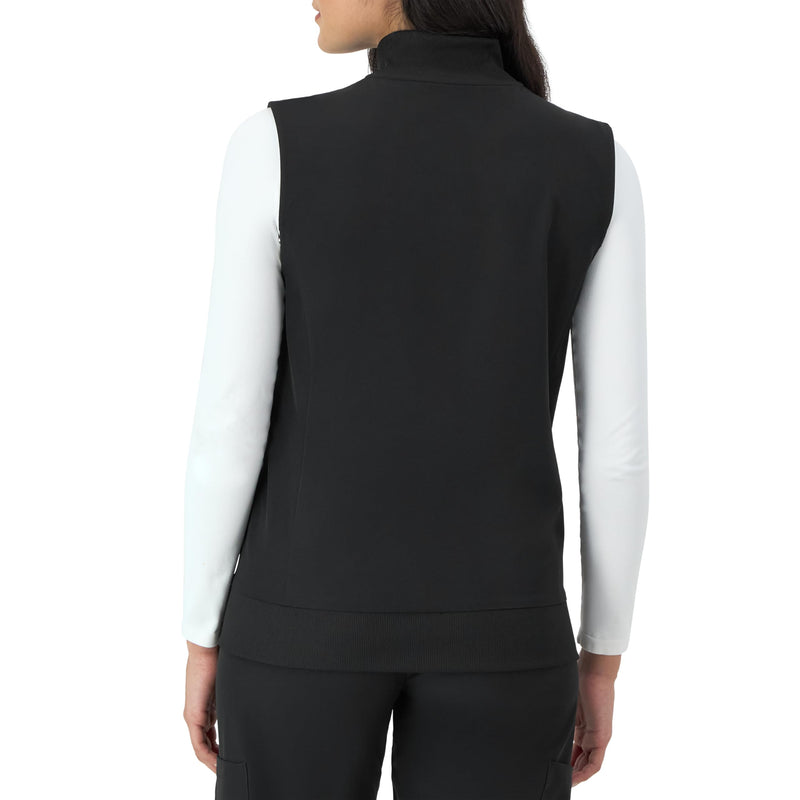 Hanes Women's Comfort Fit Scrubs Healthcare Vest, Moisture-Wicking Stretch Scrubs Vest for Women Medium New Ebony - NewNest Australia