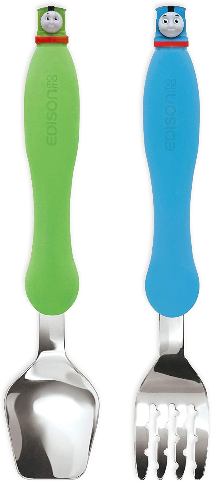 EDISONmama 4544742502867 Edison Chopsticks + Fork & Spoon Set, 2 Pieces - NewNest Australia
