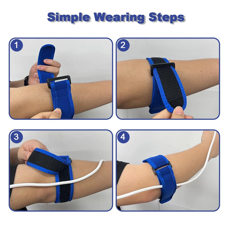 Ultrasound Probe Cable Brace - Fits Arms Between 9" and 16" Circumference, 1 Pcs