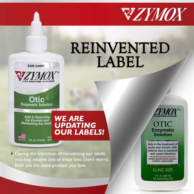 Pet King Brands Zymox Otic Enzymatic Solution for Dogs and Cats to Soothe Ear Infections Without Hydrocortisone for Itch Relief, 1.25oz - PawsPlanet Australia