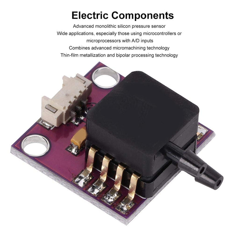 Fafeicy MPXV7002DP Pressure Sensor Board Transducer APM2.5 Electric Components to Measure Positive and Negative Pressure