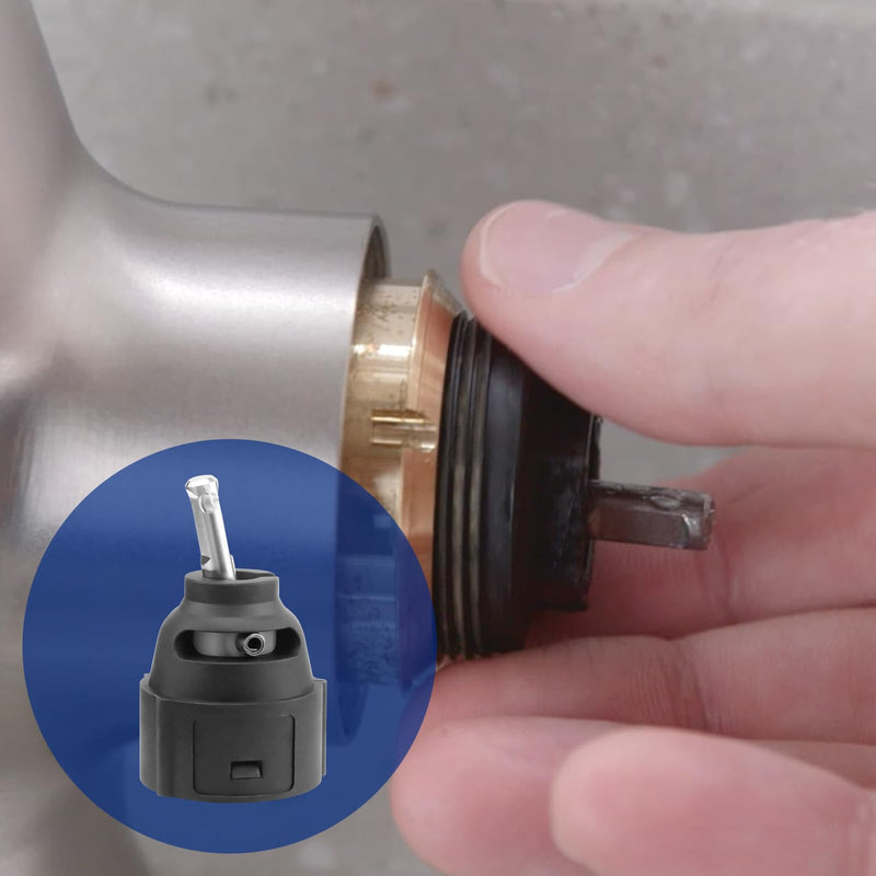 1255 Replacement Cartridge for Moen Kitchen Faucet, Single Handle Cartridge with Leak-Proof Design for Duralast, with Stainless Steel Lever