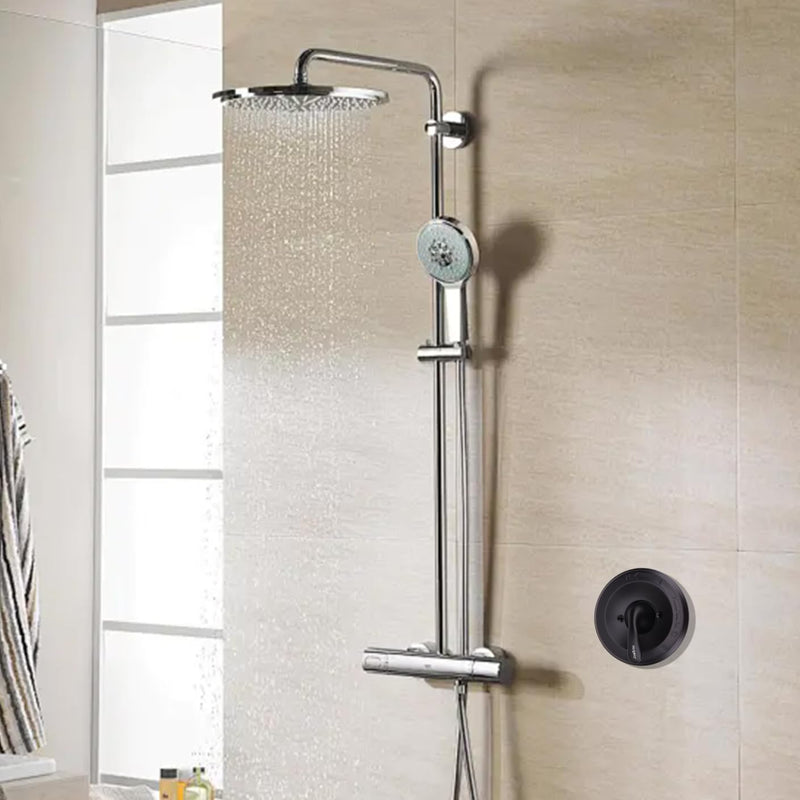 T13020-BL Matte Black Shower Handle Replacement for Delta Classic 13 Series Single-Function Shower Valve Trim Kit,Faucet Parts Fit Delta Shower Valve R10000 Series (Only Handle,Cartridge Not Included) Shower Handle(Cartridge NOT Included)