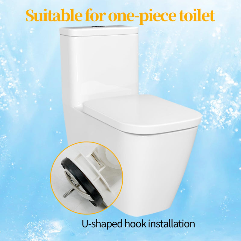 Flush Valve Replacement Parts for One-piece Toilets, 2 Inch Toilet Tank Rapir Kit Compatible with American Standard, TOTO & Duravit 0157010092(1 Pack)