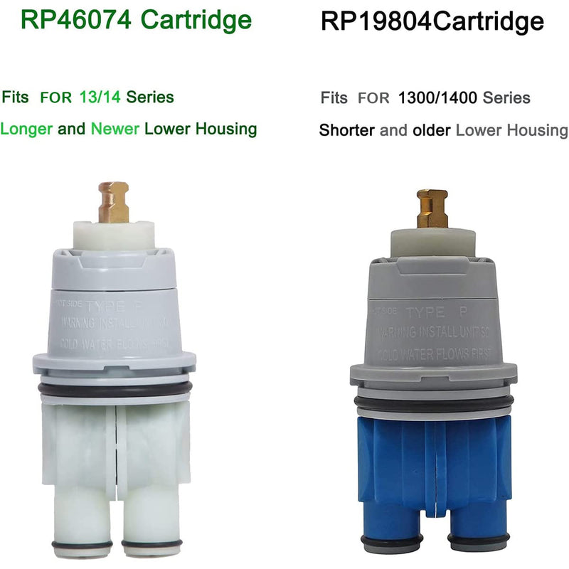 RP46074 Shower Valve Cartridge Repair Assembly Compatible for Delta Shower and Tub 13/14 Series Faucet,Replacement for Monitor Shower Cartridge,Single-Handle Universal Valve Cartridge Repair Kit RP46074-1 Pack