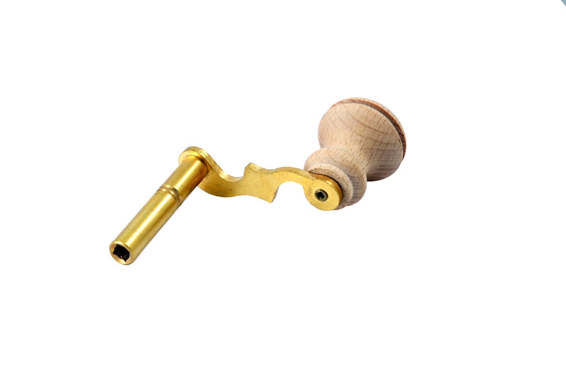 Modern Grandfather Clock Winding Key Crank Winder Mainspring Key Clock Winding Tool Brass Made (Key No. 12-5.25mm I.D.) Key No. 12 - 5.25mm I.D. - NewNest Australia